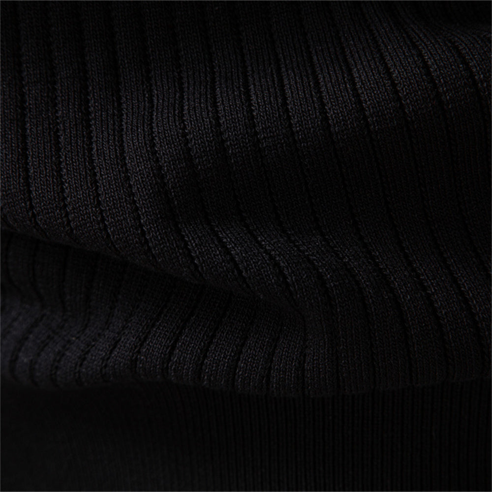 Fashion Knit Slim Fit Polo Sweater Henry Collar Colthing Men's Clothing - Tophatter Daily Deals