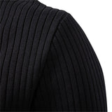 Fashion Knit Slim Fit Polo Sweater Henry Collar Colthing Men's Clothing - Tophatter Daily Deals