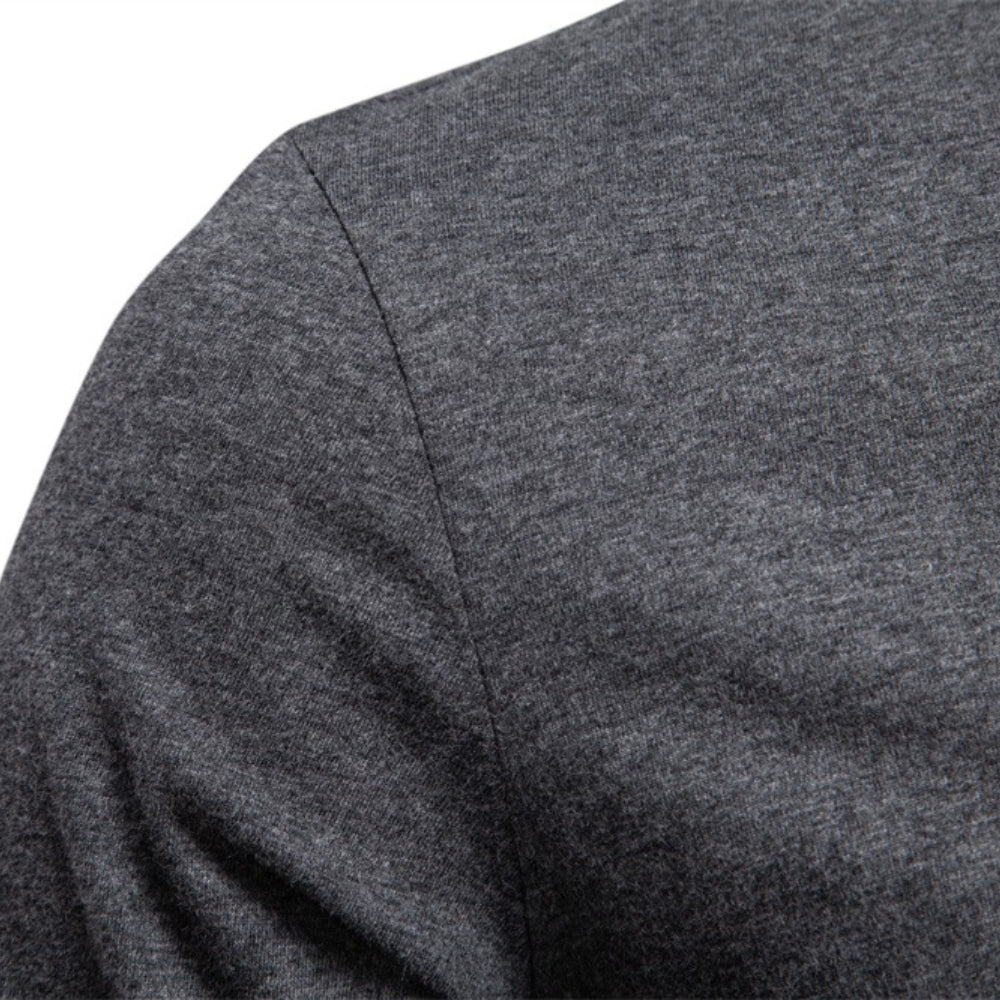 Fashion Long Sleeve Cotton Men T Shirts Men's Clothing - Tophatter Daily Deals