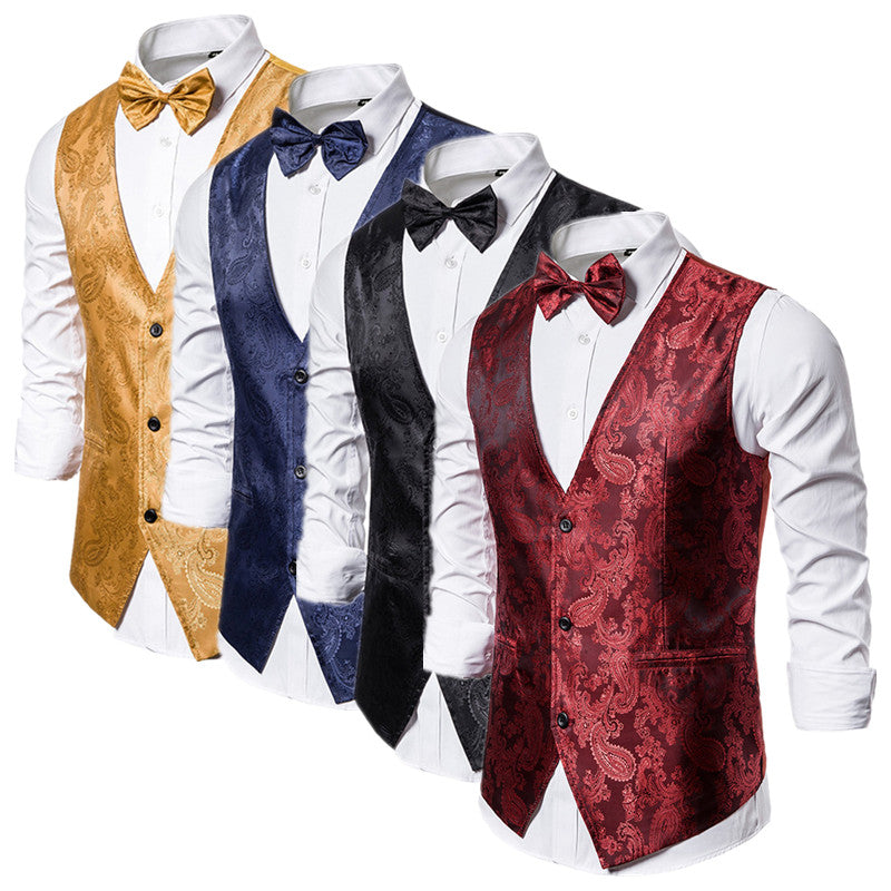 Fashion Male Dance Party Dress Waistcoat Men Blazer - Tophatter Daily Deals