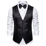 Fashion Male Dance Party Dress Waistcoat Black Men Blazer - Tophatter Daily Deals
