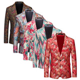 Fashion Men Luxury Party Stage Wedding Trend Jacket Men Blazer - Tophatter Daily Deals