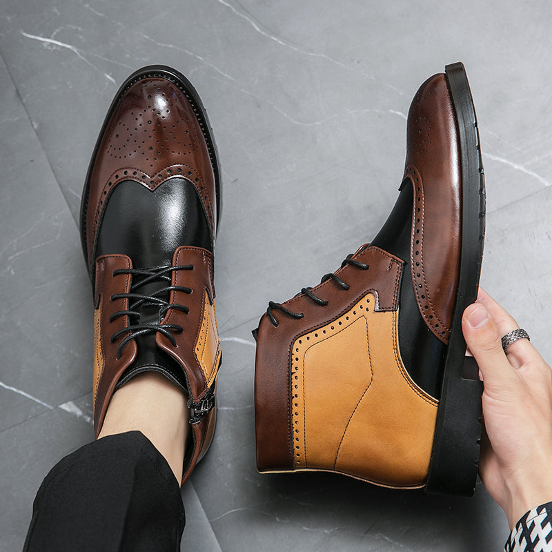 Fashion Men's Ankle Boots Shoes - Tophatter Daily Deals