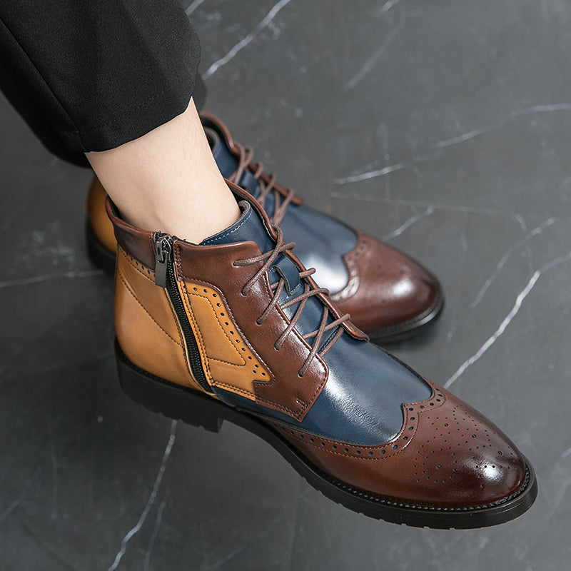 Fashion Men's Ankle Boots Shoes - Tophatter Daily Deals