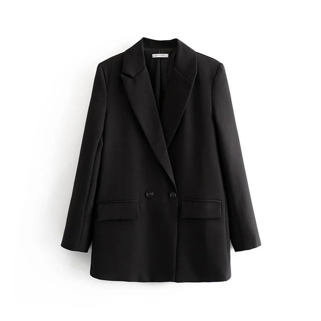 Fashion Office Wear Women's Blazers Black Work Wear Blazers - Tophatter Daily Deals