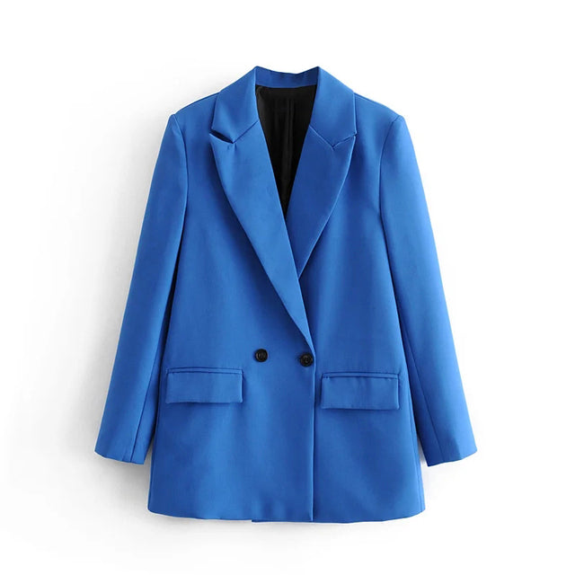 Fashion Office Wear Women's Blazers Blue Work Wear Blazers - Tophatter Daily Deals