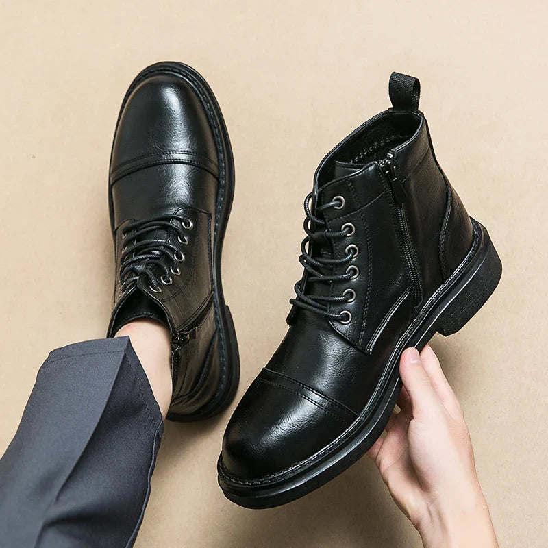 Fashion Outdoor Men Boots Men Shoes - Tophatter Daily Deals
