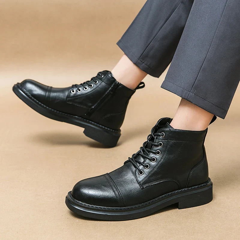 Fashion Outdoor Men Boots Men Shoes - Tophatter Daily Deals