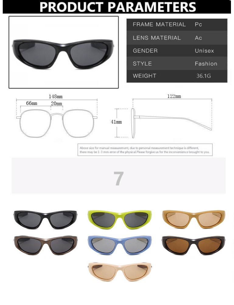 Fashion Retro Outdoor Sports Shades UV400 Sunglasses Sunglasses - Tophatter Daily Deals