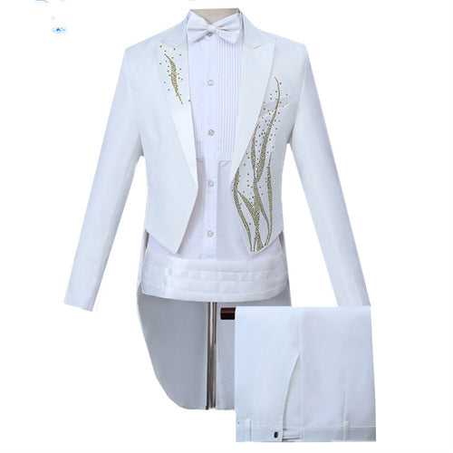Fashion Simple Men Tuxedo Suits White Men Blazer - Tophatter Daily Deals