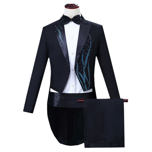 Fashion Simple Men Tuxedo Suits Blue Men Blazer - Tophatter Daily Deals