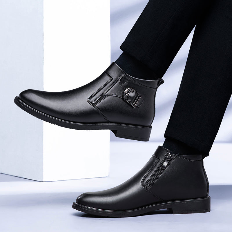 Fashion Thick Sole Ankle Boots Shoes - Tophatter Daily Deals