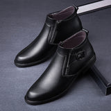 Fashion Thick Sole Ankle Boots Shoes - Tophatter Daily Deals