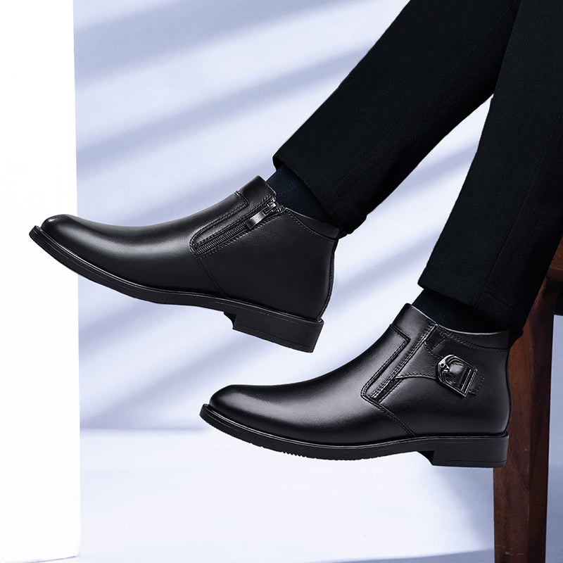 Fashion Thick Sole Ankle Boots Shoes - Tophatter Daily Deals