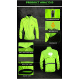 Fashion Tour De France Breathable Bicycle Cycle Waterproof Raincoat Women's Outerwear - Tophatter Daily Deals