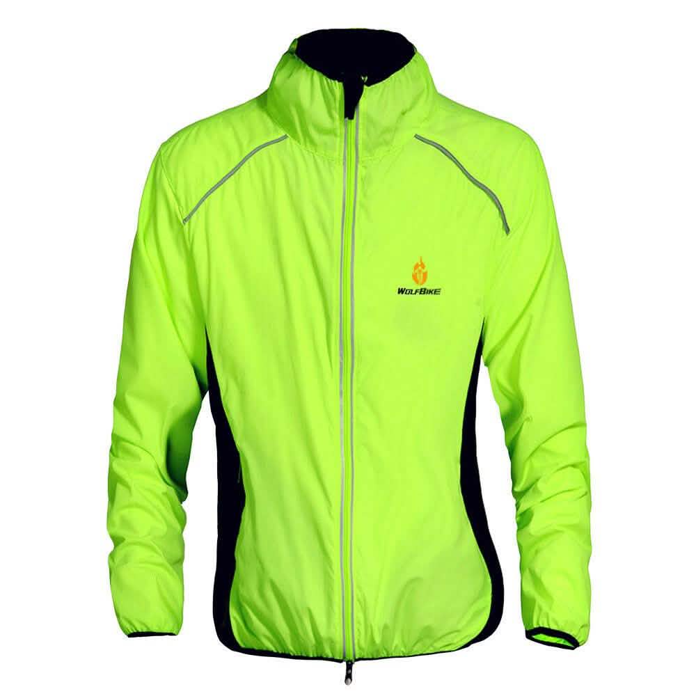 Fashion Tour De France Breathable Bicycle Cycle Waterproof Raincoat Green Women's Outerwear - Tophatter Daily Deals