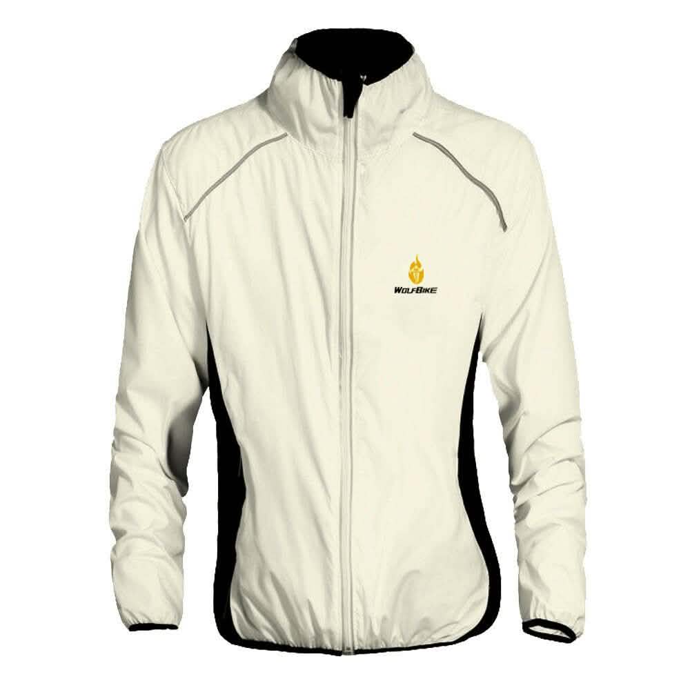 Fashion Tour De France Breathable Bicycle Cycle Waterproof Raincoat White Women's Outerwear - Tophatter Daily Deals