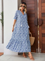 Fashion Women's Floral Holiday Dress Floral Dresses - Tophatter Daily Deals