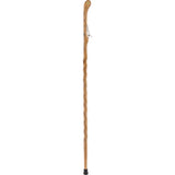 Brown Ash Riverbend Hiking Staff: Personalized Engraving Option - Tophatter Daily Deals