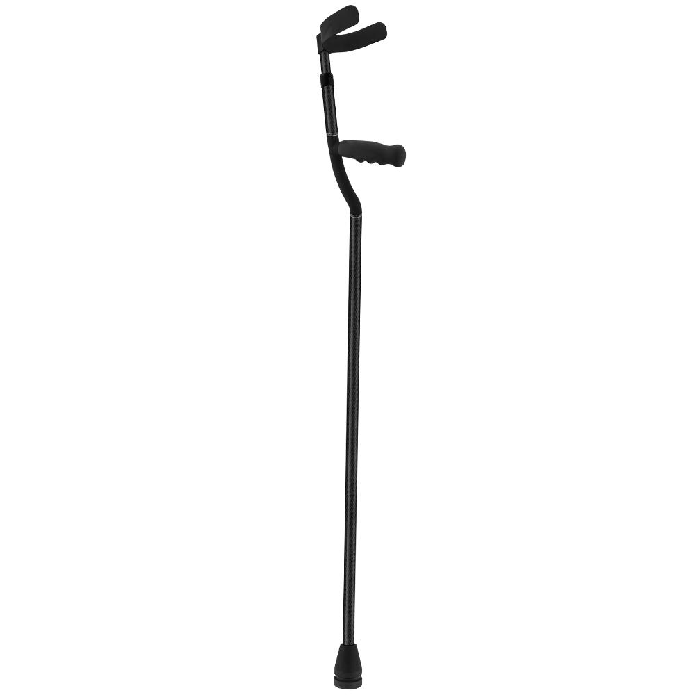 All-Composite Adjustable Forearm Crutch - Carbon Fiber Forearm Crutches - Tophatter Daily Deals
