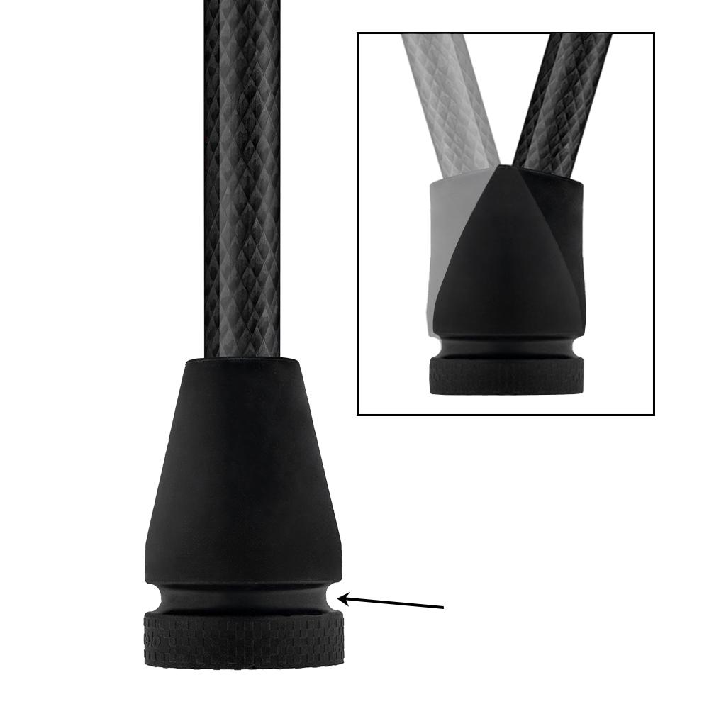All-Composite Adjustable Forearm Crutch - Carbon Fiber Forearm Crutches - Tophatter Daily Deals