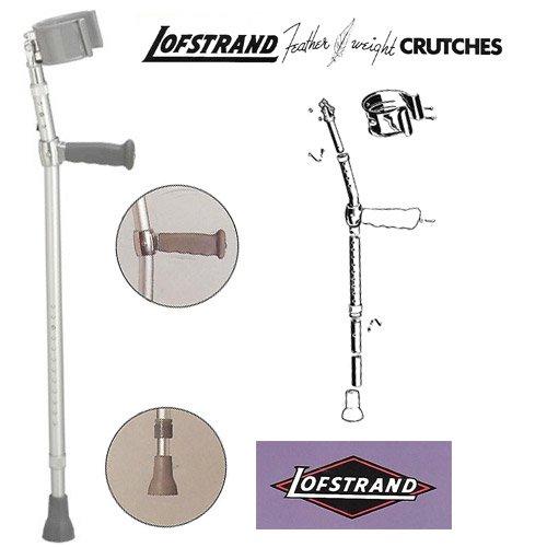 Lofstrand Canadian Crutches: Trusted Mobility Support Forearm Crutches - Tophatter Daily Deals