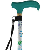 Fashionable Canes Glorious Gardens Folding Adjustable Cane with SafeTbase for Women Safetbase Canes - Tophatter Daily Deals