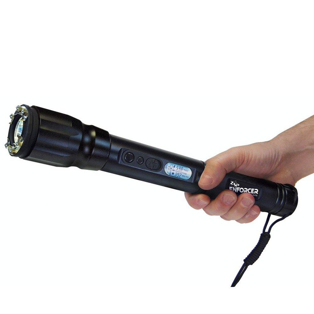 Zap Enforcer - 2 Million Volt Stun Device With Flashlight Stun Gun Canes - Tophatter Daily Deals