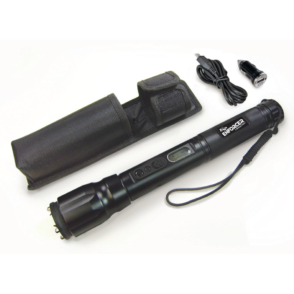 Zap Enforcer - 2 Million Volt Stun Device With Flashlight Stun Gun Canes - Tophatter Daily Deals
