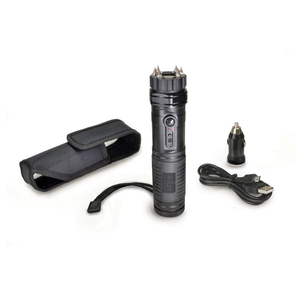 Stun Gun Flashlight - Zap Light Extreme: Powerful & Durable Stun Gun Canes - Tophatter Daily Deals