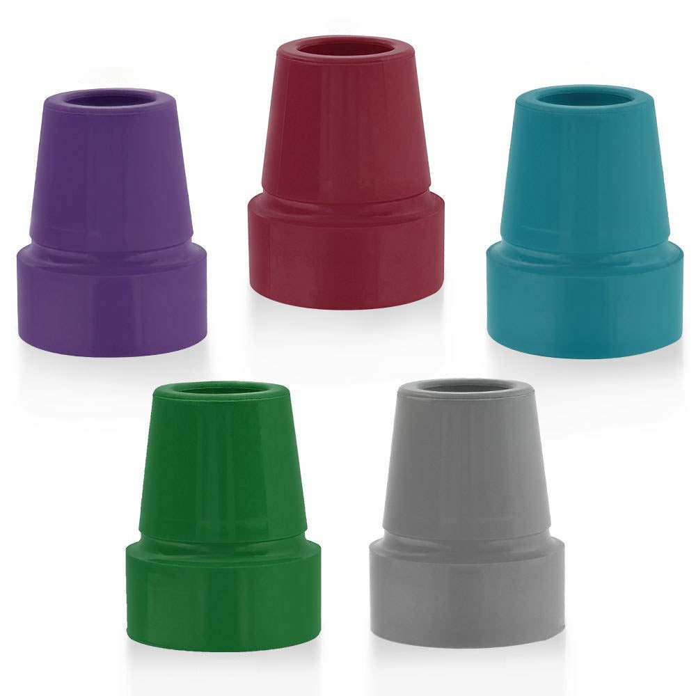 Colorful Designer 18mm Rubber Cane Tip - Choose Your Hue! Walking Cane Tips - Tophatter Daily Deals