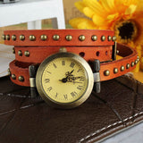 Fashionable River Leather Belt Retro Watch Watches - Tophatter Daily Deals