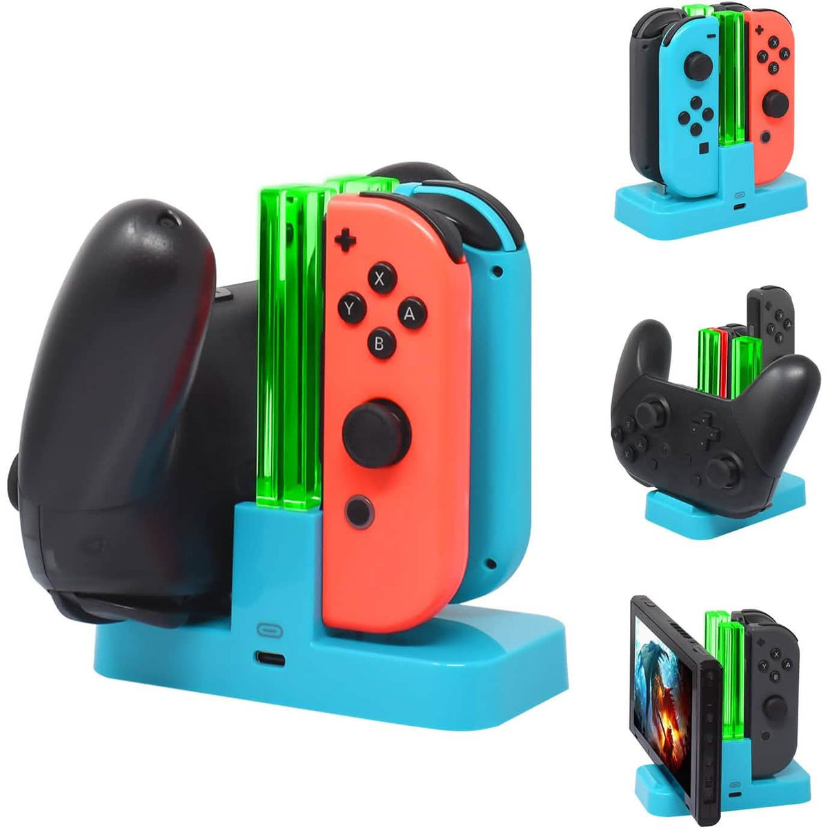 FastSnail Controller Charger Compatible with Nintendo Switch Video Games & Consoles - Tophatter Daily Deals