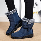 Faux Fur Long Plush Snow Boots Waterproof Winter Boots Boots - Tophatter Daily Deals