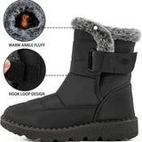 Faux Fur Long Plush Snow Boots Waterproof Winter Boots Boots - Tophatter Daily Deals