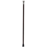 My Lord Emperor Solid Pewter Silver Knob w/ Stamina Wood Shaft Alpaca Silver Walking Sticks - Tophatter Daily Deals