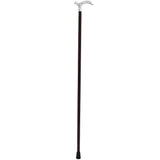 French Silver Birds of Feather Derby Cane: Stamina Wood Alpaca Silver Walking Sticks - Tophatter Daily Deals