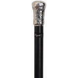Authentic Replication: Silver Early European Art Knob Alpaca Silver Walking Sticks - Tophatter Daily Deals