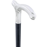 1930's French Art Deco Silver Fritz: Black Stamina Wood Alpaca Silver Walking Sticks - Tophatter Daily Deals