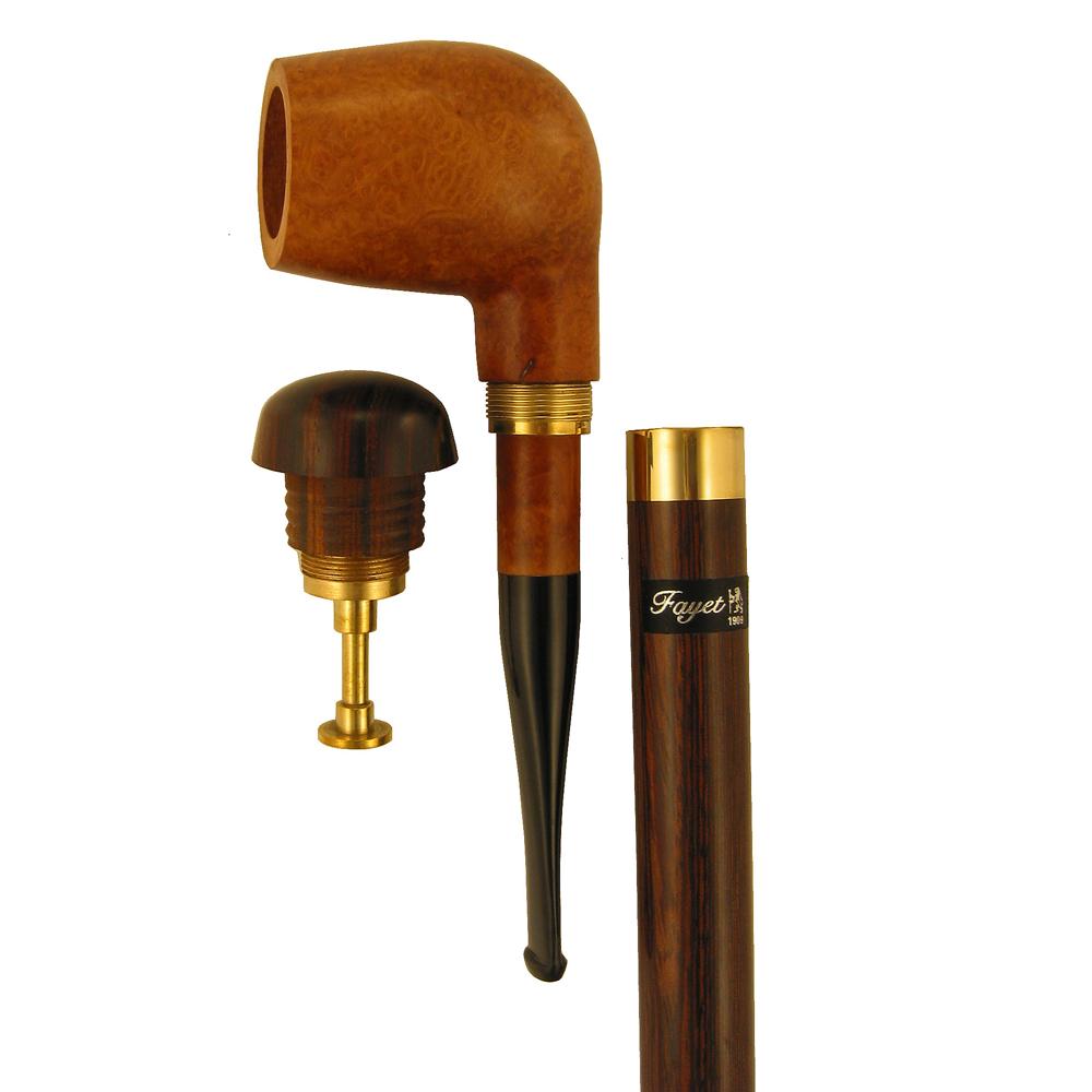 French Briarwood Pipe: High-Quality with Tamper Gadget Walking Canes - Tophatter Daily Deals