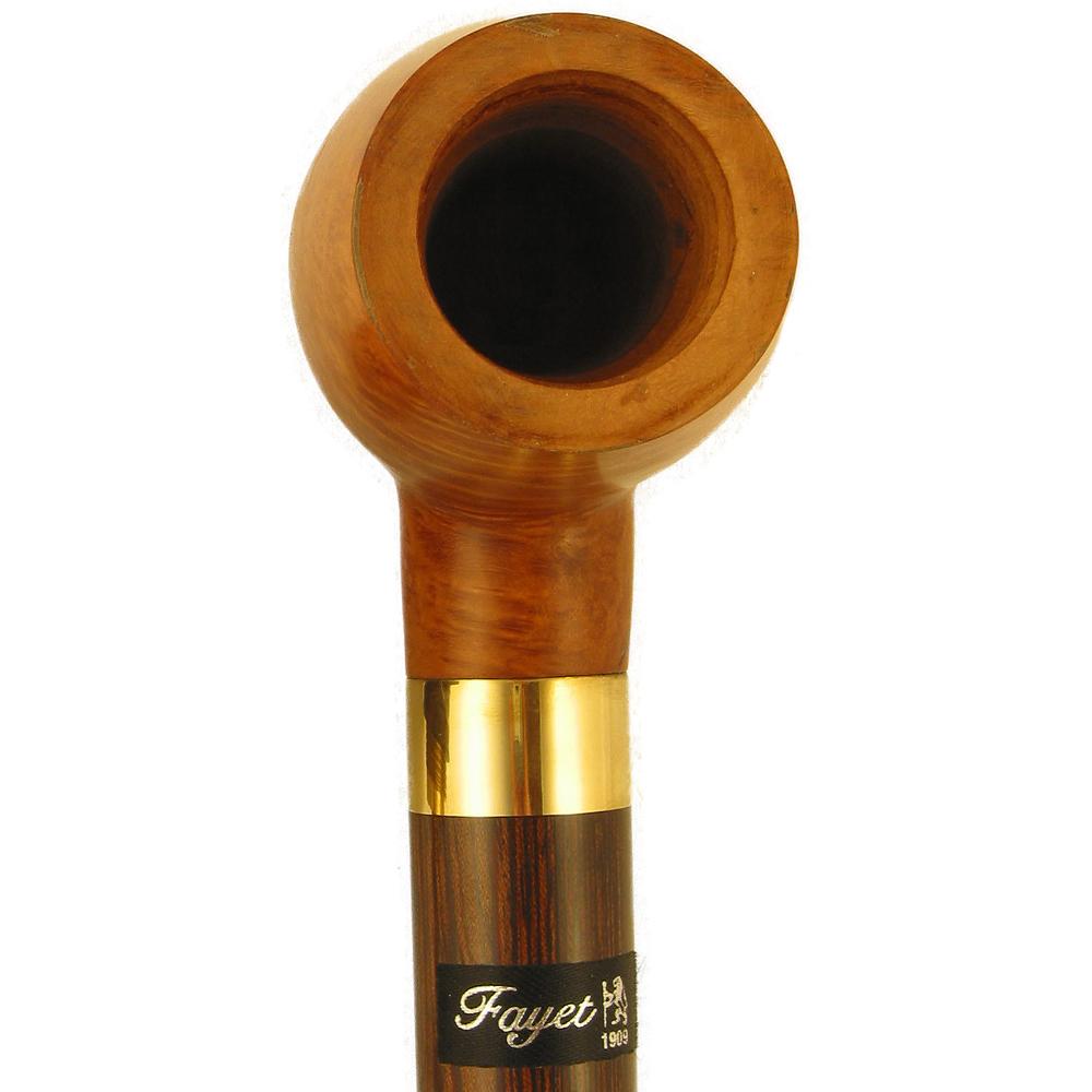 French Briarwood Pipe: High-Quality with Tamper Gadget Walking Canes - Tophatter Daily Deals