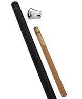 French Silver Knob Flask Tippling Stick: Stamina Wood Flask Canes - Tophatter Daily Deals