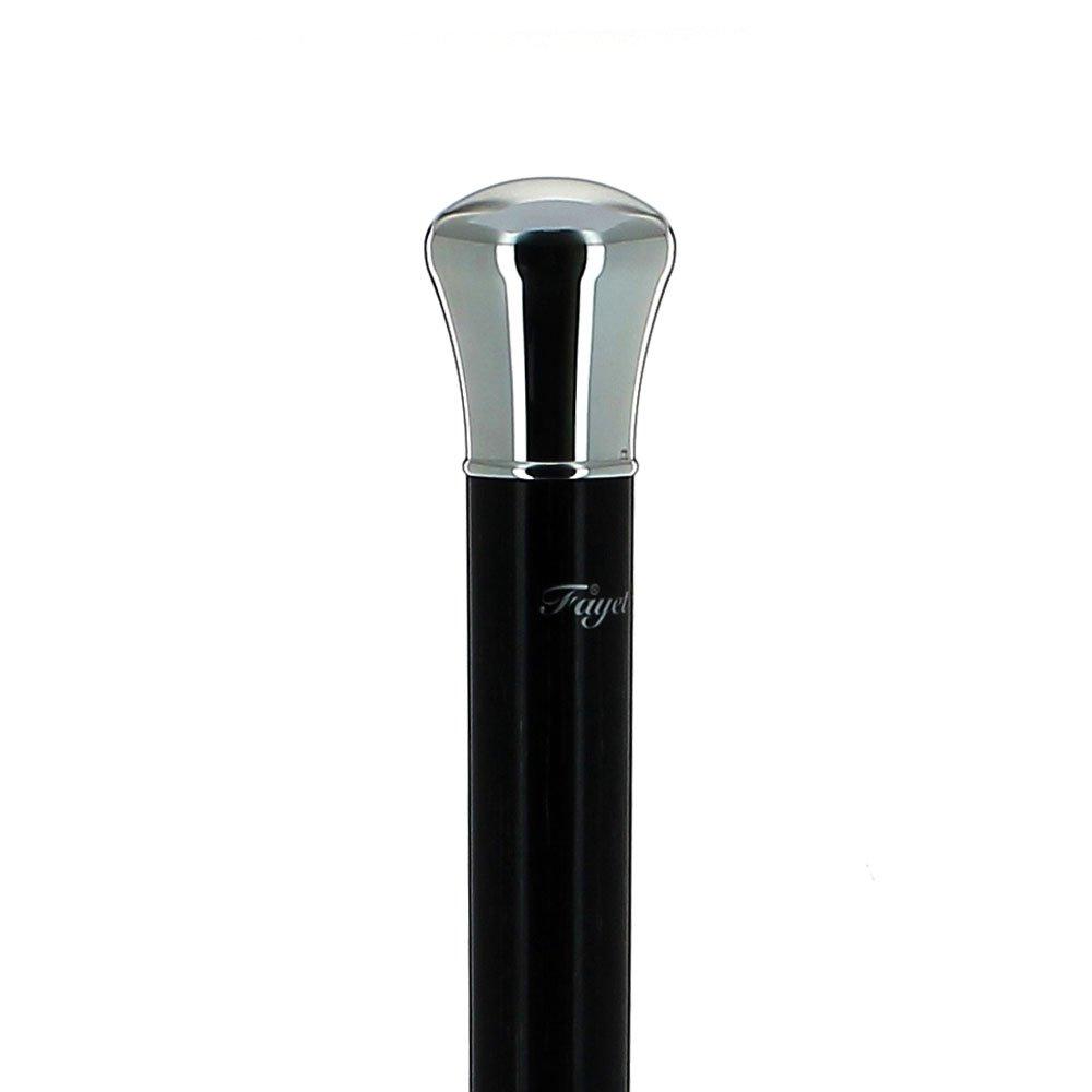 French Silver Knob Flask Tippling Stick: Stamina Wood Flask Canes - Tophatter Daily Deals