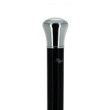 French Silver Knob Flask Tippling Stick: Stamina Wood Flask Canes - Tophatter Daily Deals