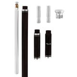 French Flask Tippling Stick: Silver Knob & Ebony-Carbon Shaft Flask Canes - Tophatter Daily Deals