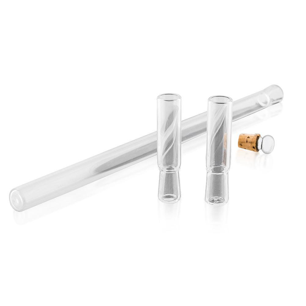 French Flask Tippling Stick: Silver Knob & Ebony-Carbon Shaft Flask Canes - Tophatter Daily Deals