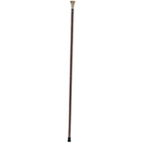 French Faux Horn Knob Cane: Brown Beechwood Shaft Horn Handle Walking Canes - Tophatter Daily Deals