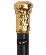 14K Gold European Museum Reproduction Knob - Stamina Wood Licensed Museum Walking Canes - Tophatter Daily Deals