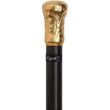 14K Gold European Museum Reproduction Knob - Stamina Wood Licensed Museum Walking Canes - Tophatter Daily Deals