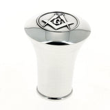 Silver Plated Masonic Square & Compass w/ Carbon Fiber Shaft Military Walking Canes - Tophatter Daily Deals
